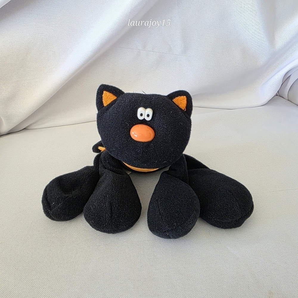 Hallmark Black Cat Halloween Plush Beanbag Toy Hocus Pocus Rodney 6 Inch 1985